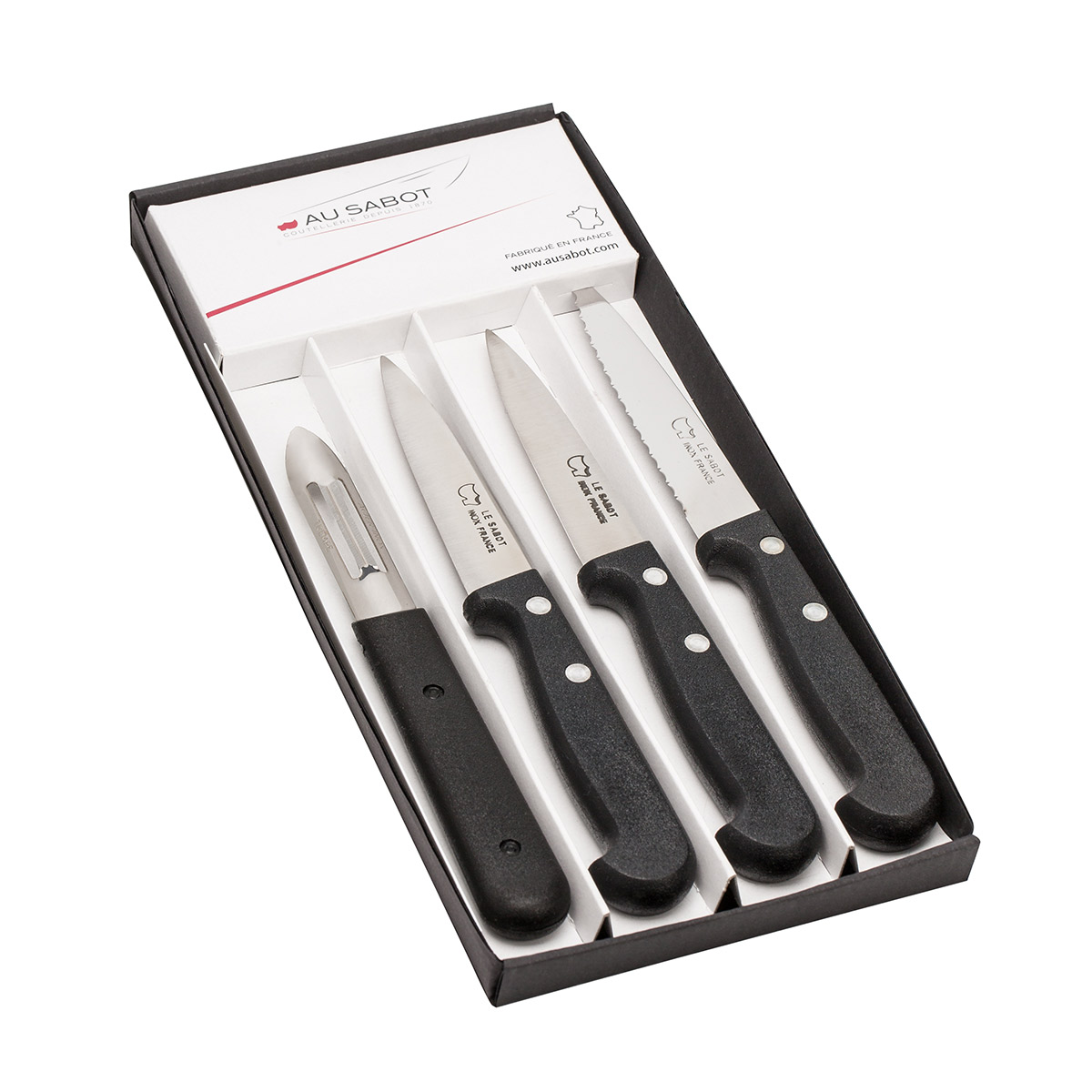 Coffret Les Intensifs 4 couteaux à légumes
