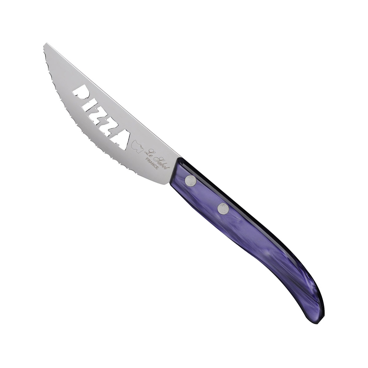 Couteau Pizza Origin – plexi lilas